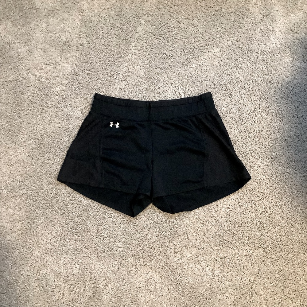 Under Armour Black Athletic Spandex Shorts (size S)